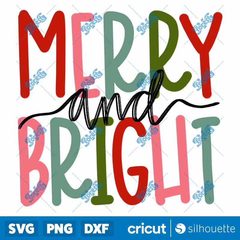 Merry And Bright PNG