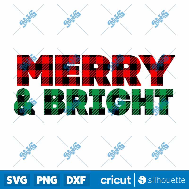 Merry & Bright SVG