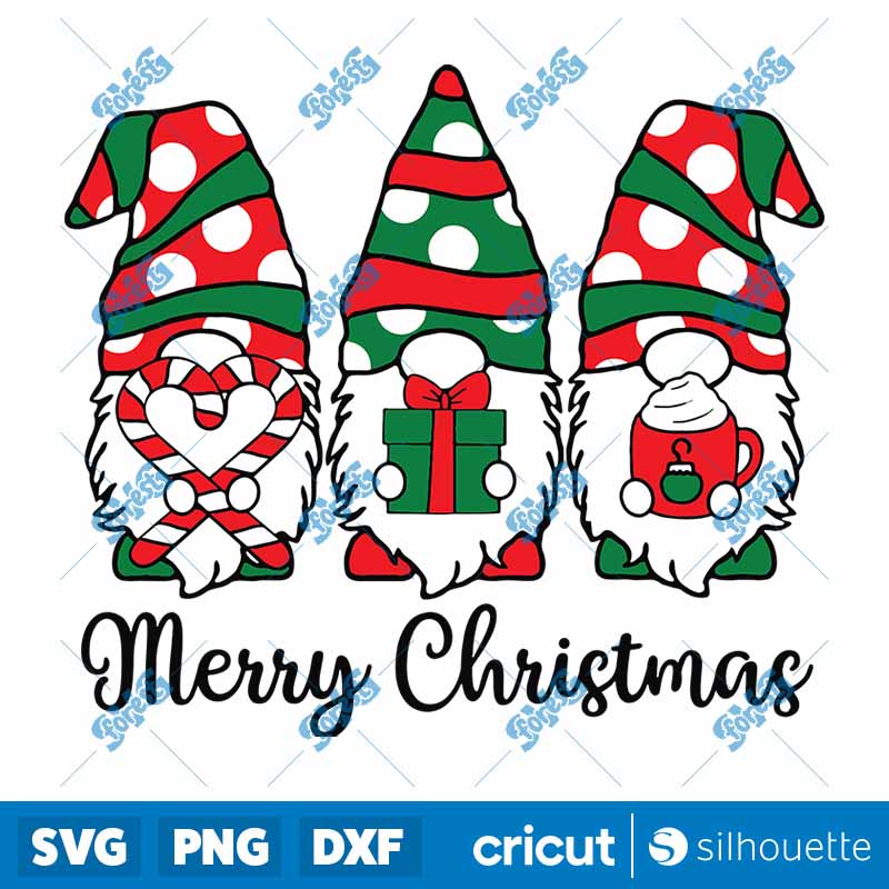 Merry Christmas Gnome SVG