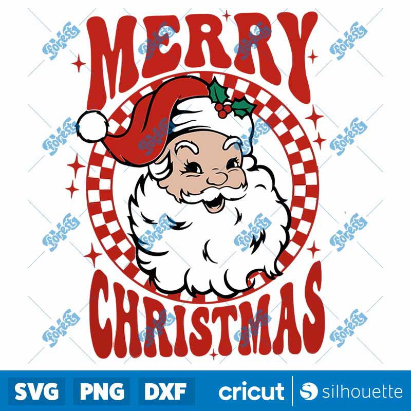 Merry Christmas Santa SVG