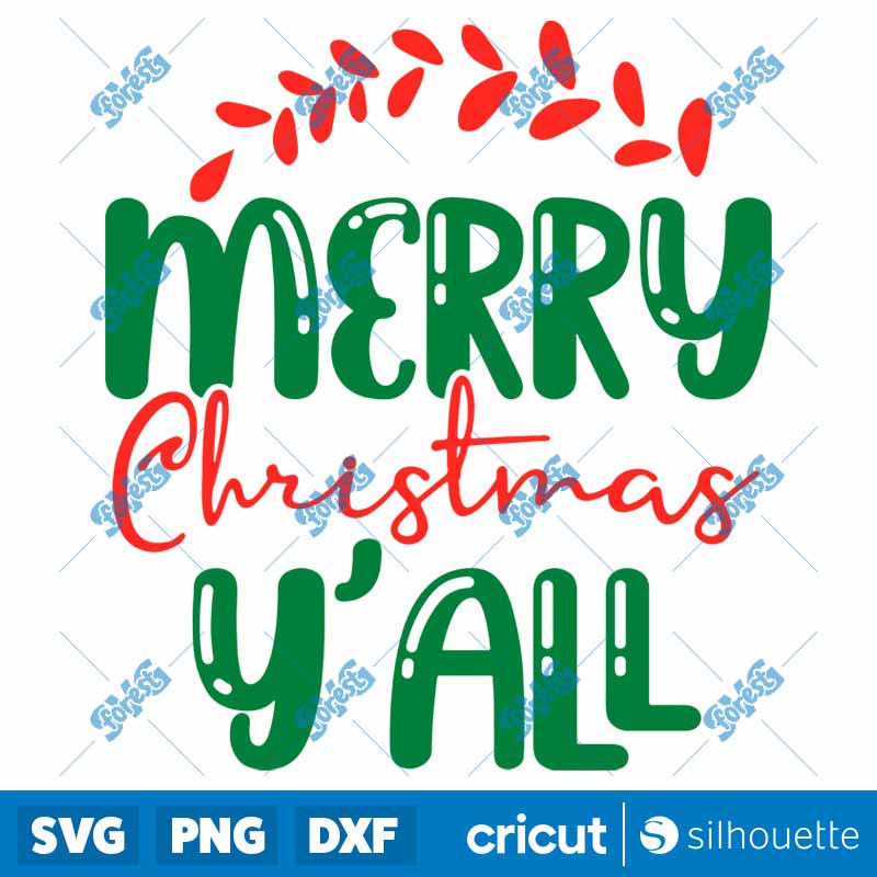 Merry Christmas Y'all SVG