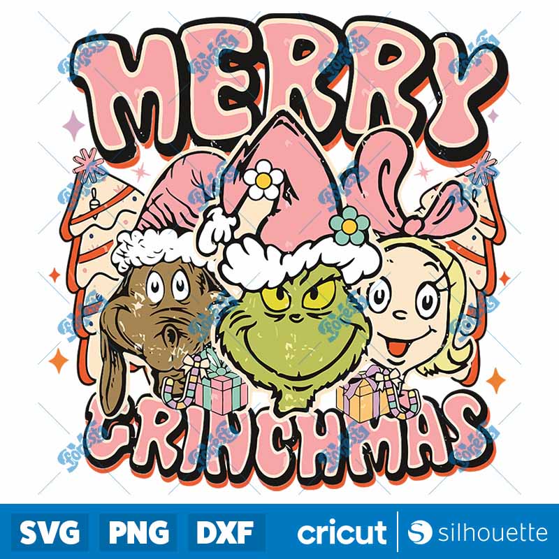 Merry Grinchmas Max Cindy Lou
Who SVG