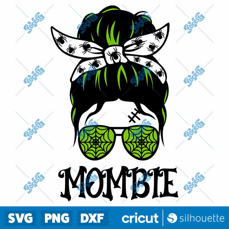 Messy Bun MOMBIE SVG