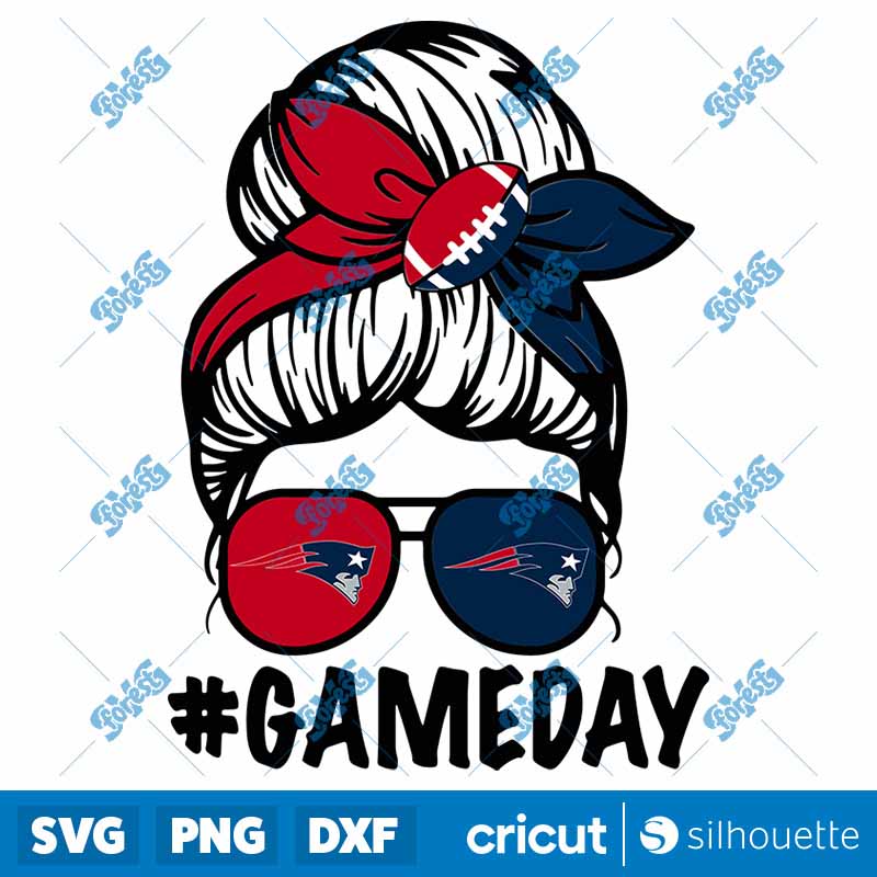 Messy Bun Patriots SVG