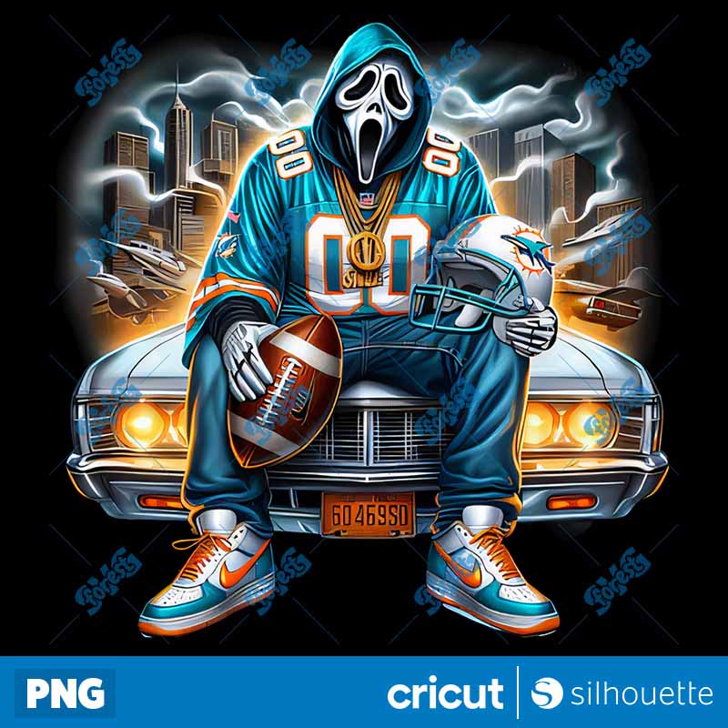 Miami Dolphins Movie Ghost Car
  NFL PNG