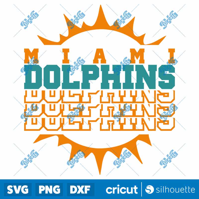 MI'mi Dolphins SVG