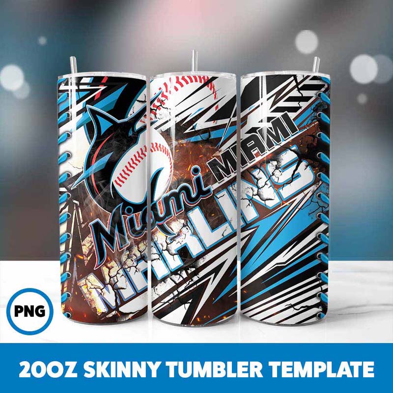 Miami Marlins Tumbler Wrap