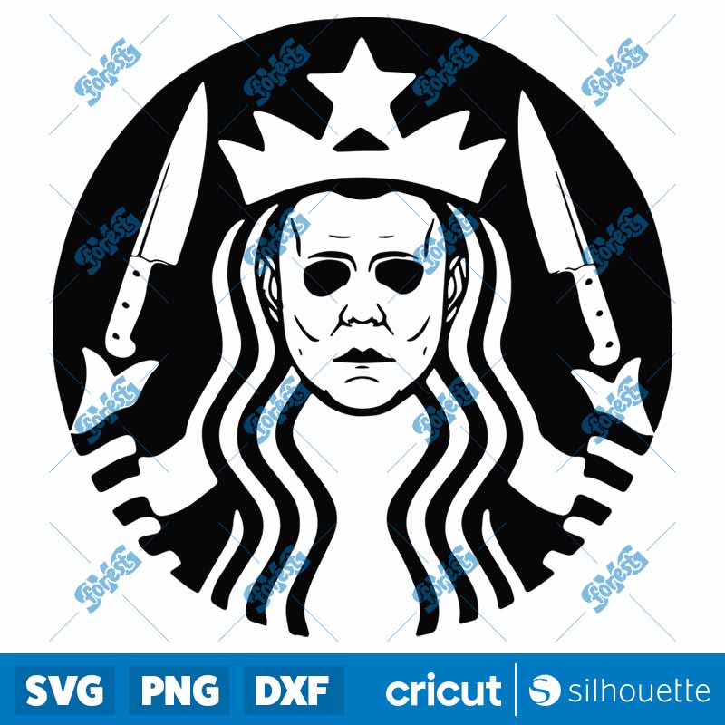 Michael Myers Starbucks SVG