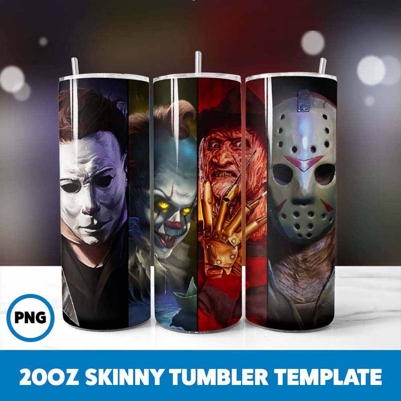 Michael PennyWise Freddy Jason
  Tumbler Wrap