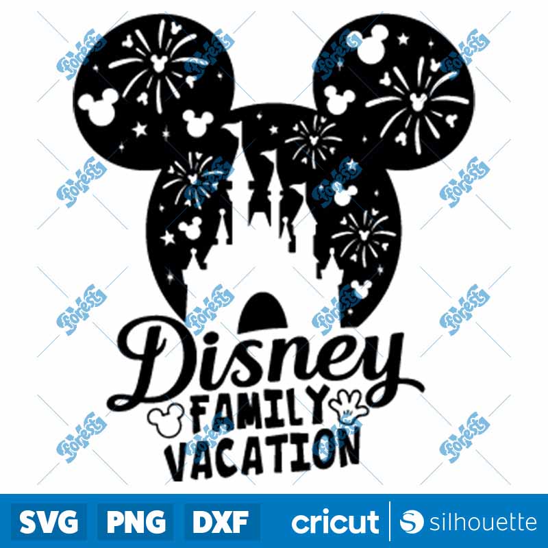 Mickey Disney Family Vacation
  SVG