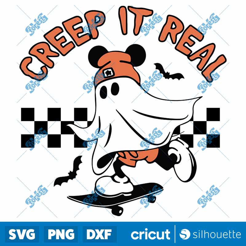 Mickey Ghost Creep It Real SVG