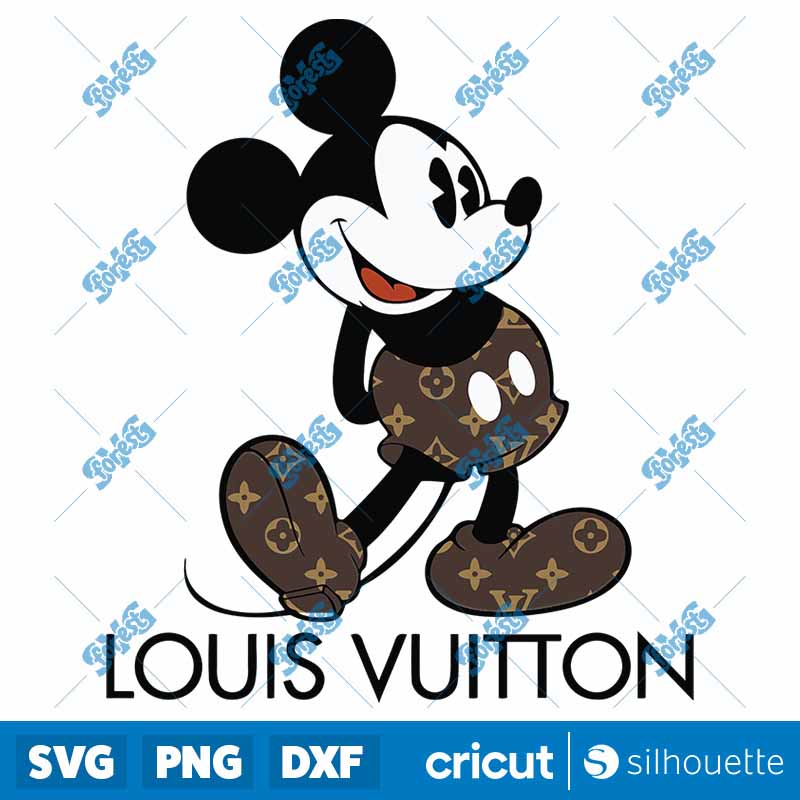 Mickey Louis Vuitton SVG