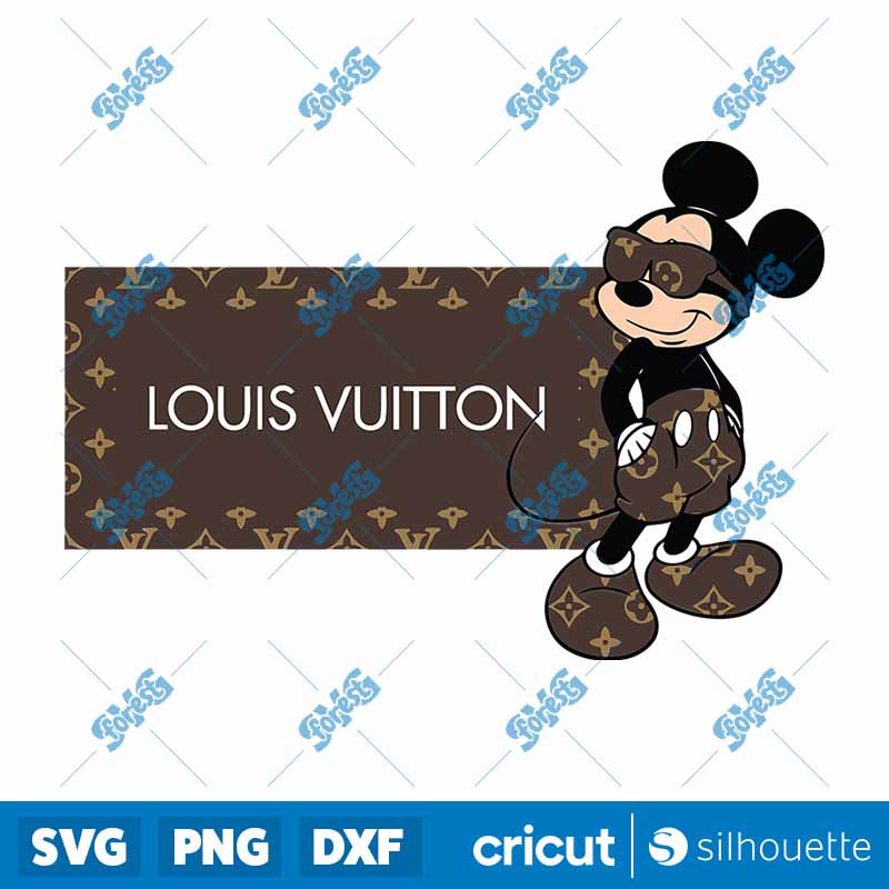 Mickey Louis Vuitton SVG