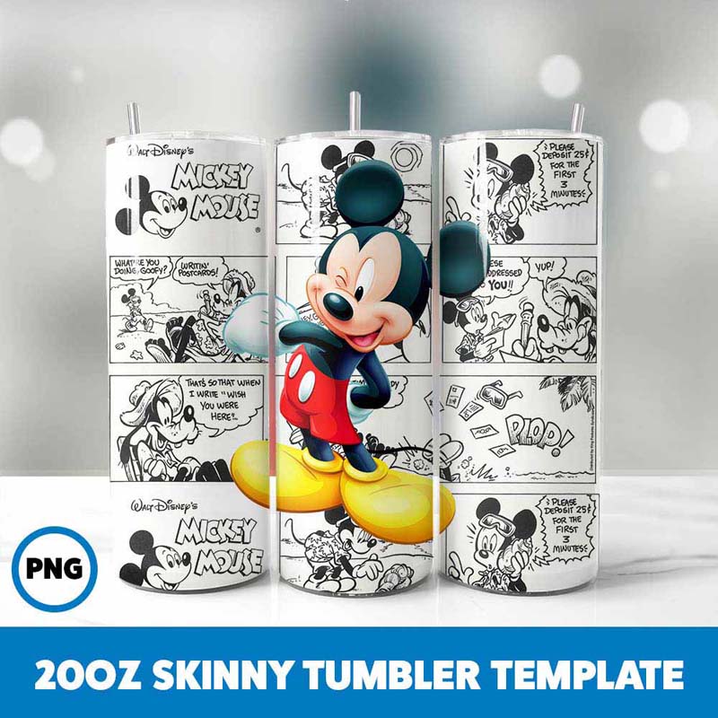 Mickey Mouse 20oz Tumbler Wrap