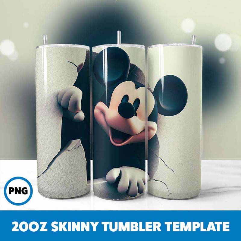 Mickey Mouse 20oz Tumbler Wrap