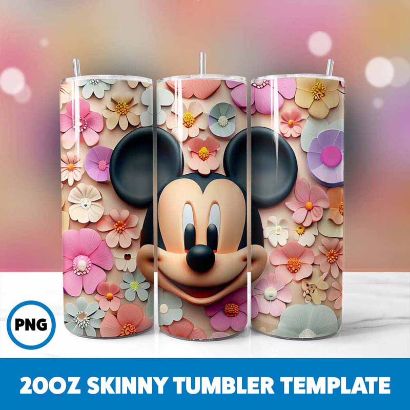 Mickey Mouse 20oz Tumbler Wrap