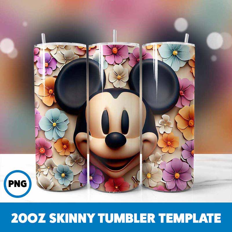 Mickey Mouse 20oz Tumbler Wrap