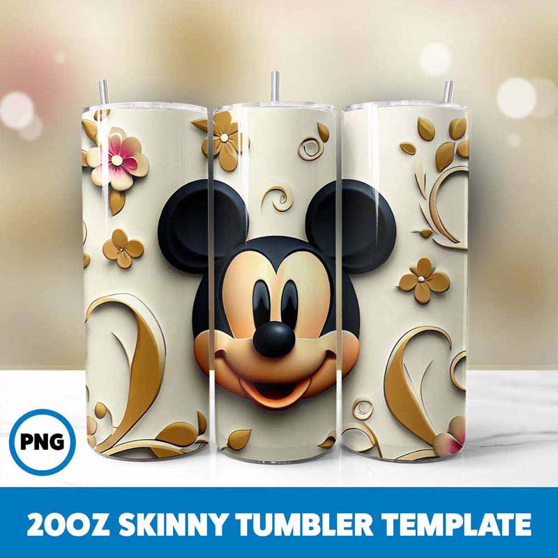 Mickey Mouse 20oz Tumbler Wrap