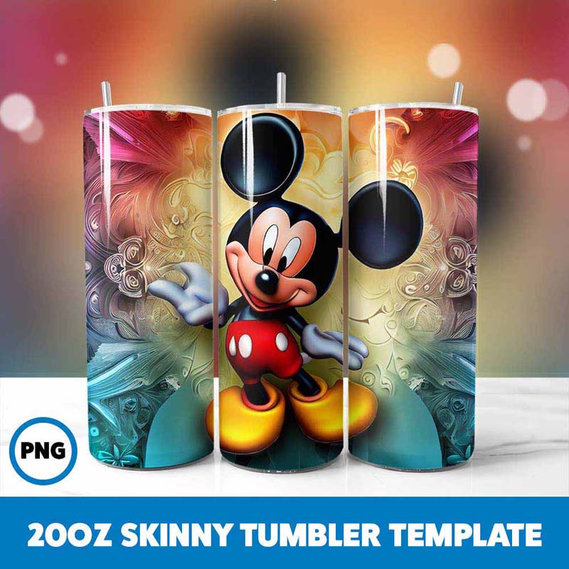 Mickey Mouse 20oz Tumbler Wrap