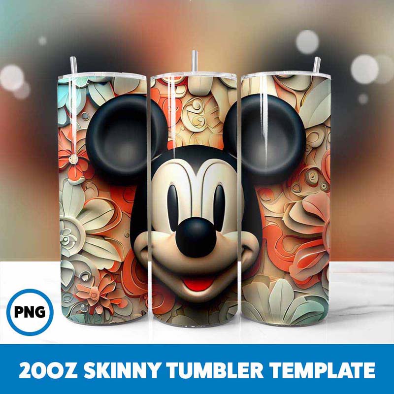 Mickey Mouse 20oz Tumbler Wrap