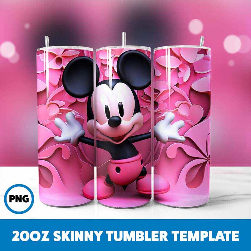 Mickey Mouse 20oz Tumbler Wrap