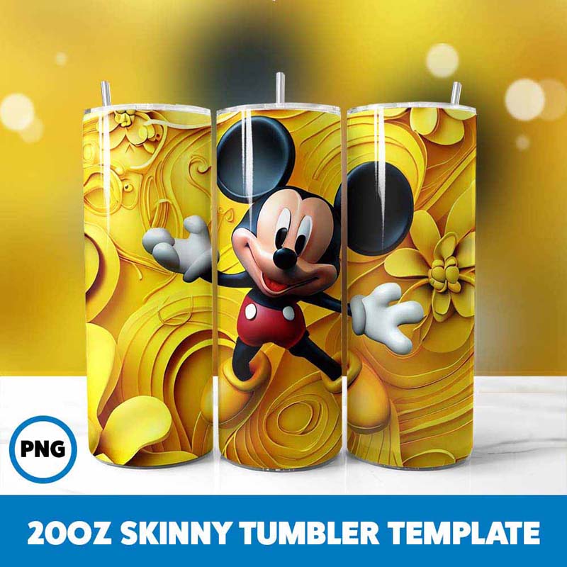 Mickey Mouse 20oz Tumbler Wrap