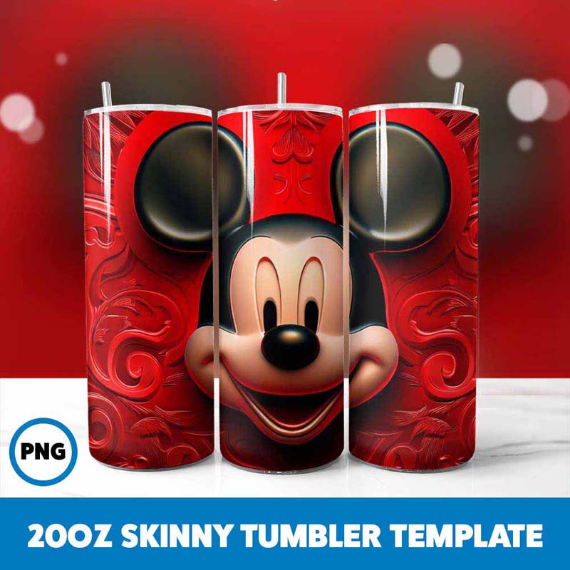 Mickey Mouse 20oz Tumbler Wrap