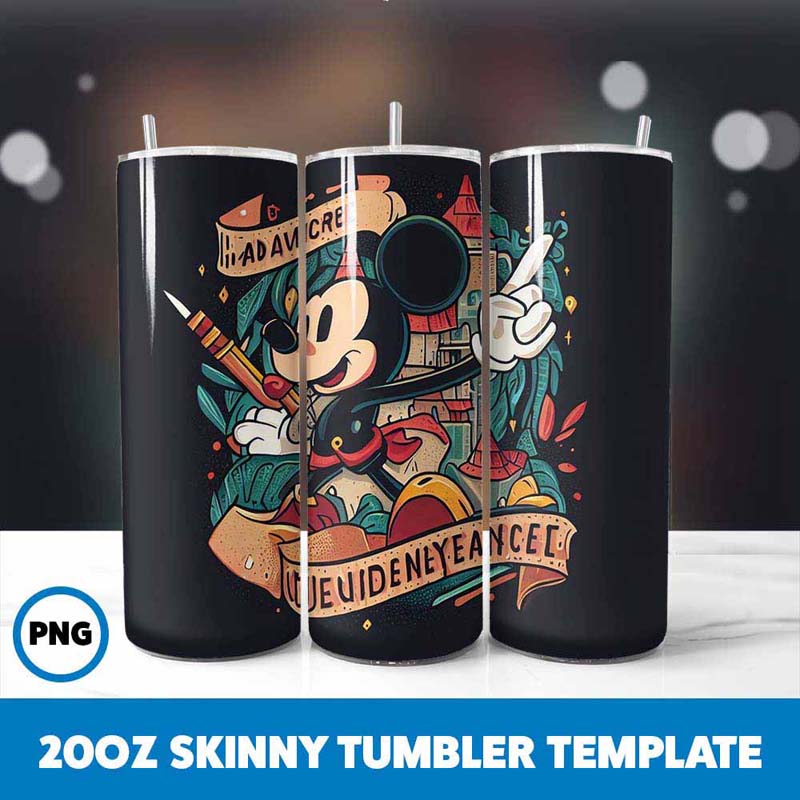 Mickey Mouse 20oz Tumbler Wrap