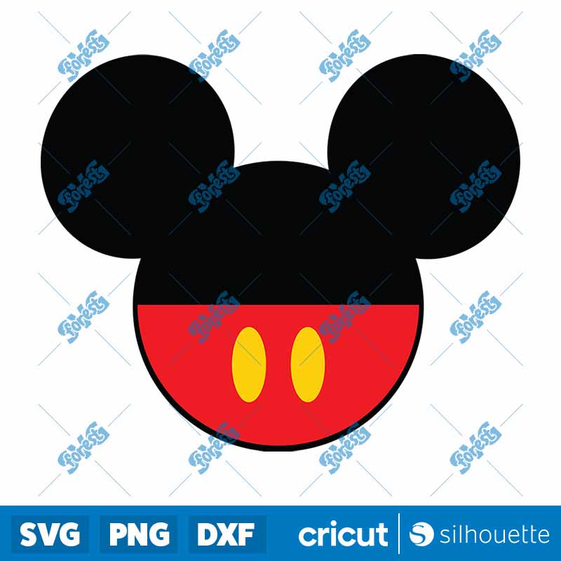 Mickey Mouse Head SVG