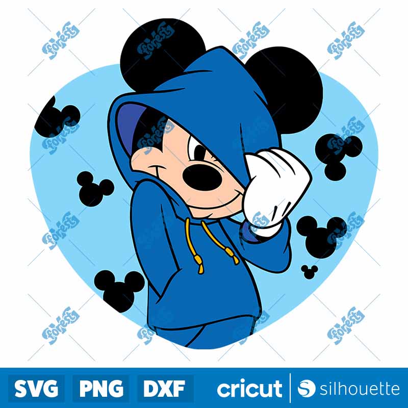 Mickey Mouse Heart SVG