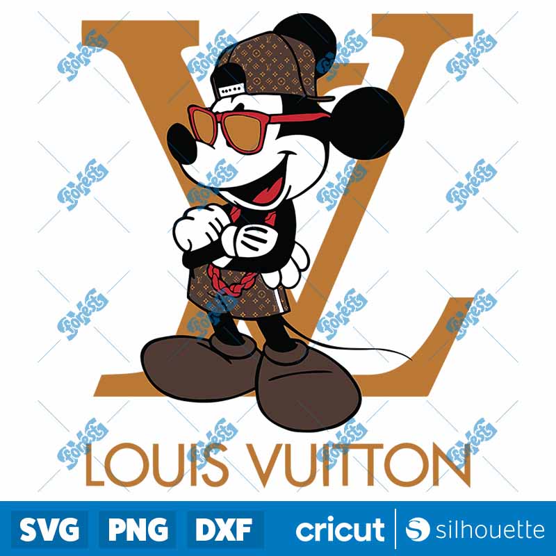 Mickey Mouse Louis Vuitton SVG