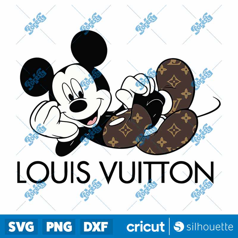 Mickey Mouse Louis Vuitton SVG