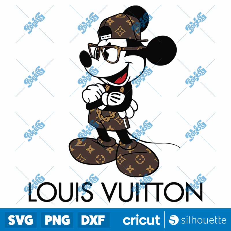 Mickey Mouse Louis Vuitton SVG