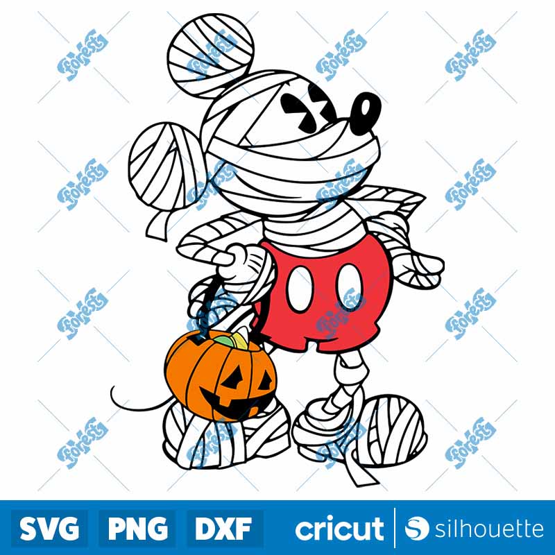 Mickey Mouse Mummy SVG