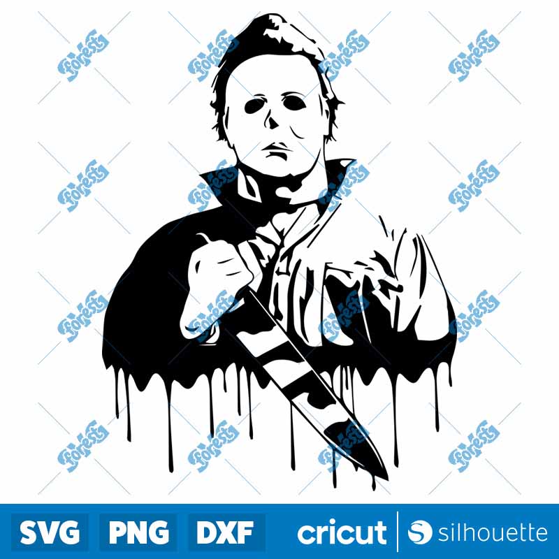 Mike Myers With Knife SVG