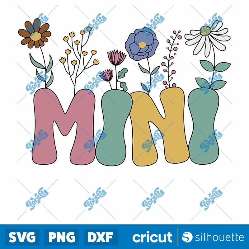 Mini Flowers SVG