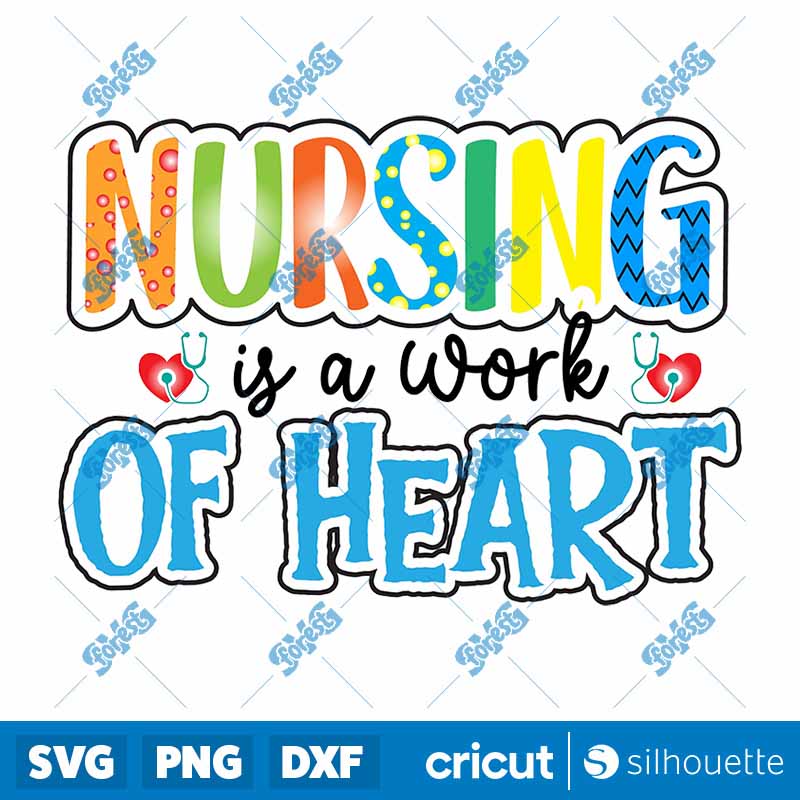 Mini Nursing is a Work of
Heart PNG