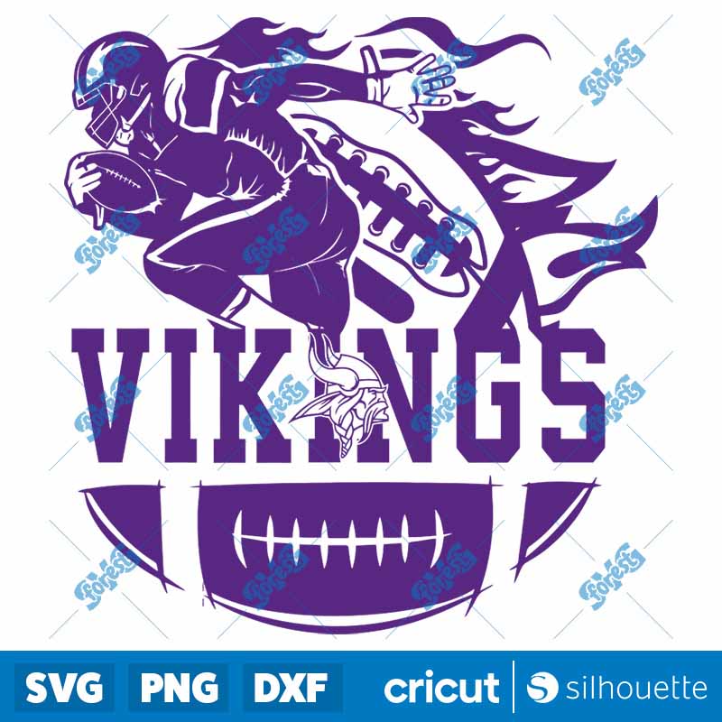 Minnesota Vikings 1961 Player
  Football SVG