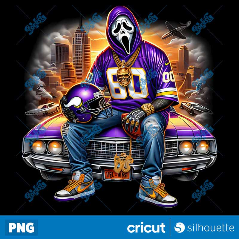 Minnesota Vikings Movie Ghost
  Car NFL PNG