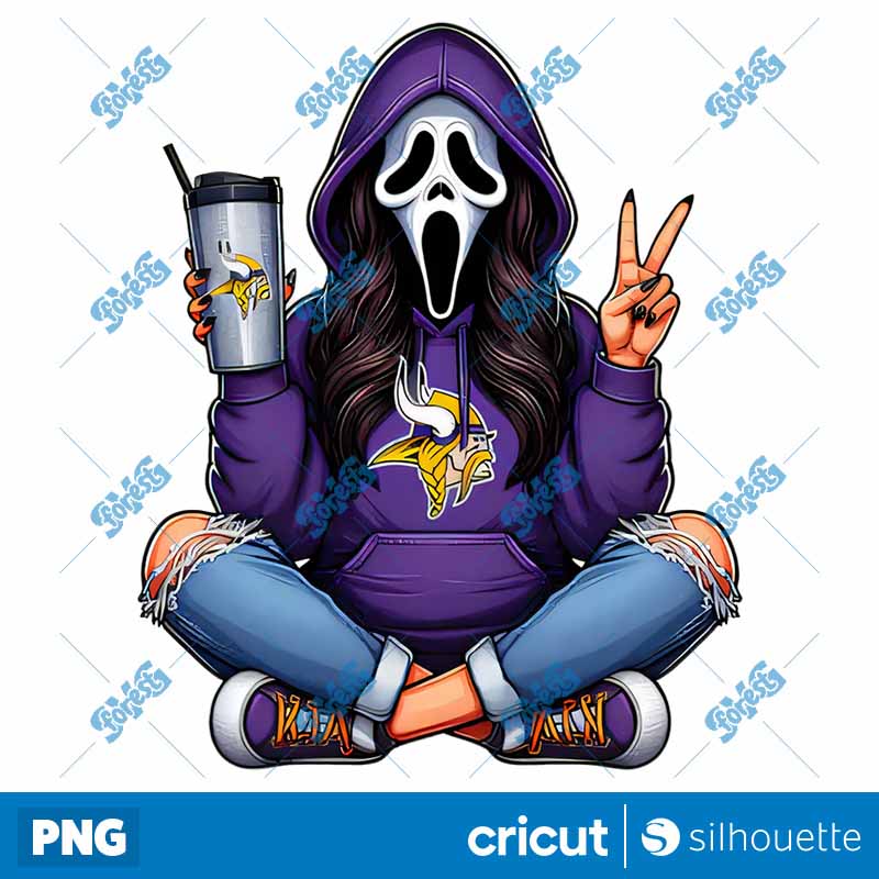 Minnesota Vikings Movie Ghost
  Girl Football PNG