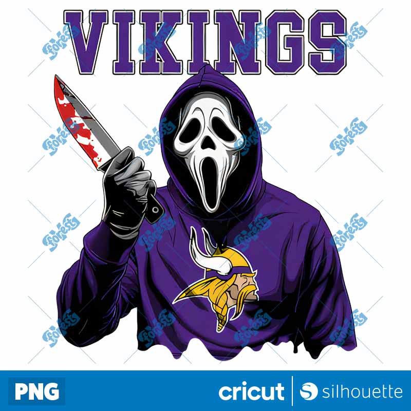 Minnesota Vikings Movie
  Ghostface NFL PNG