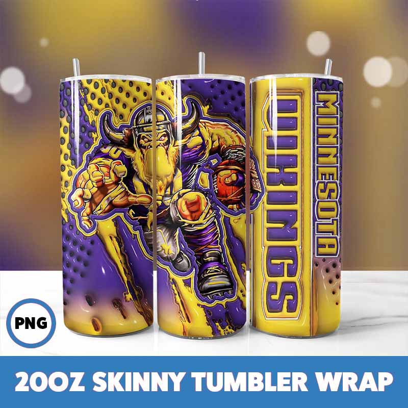 Minnesota Vikings NFL Tumbler
  Wrap