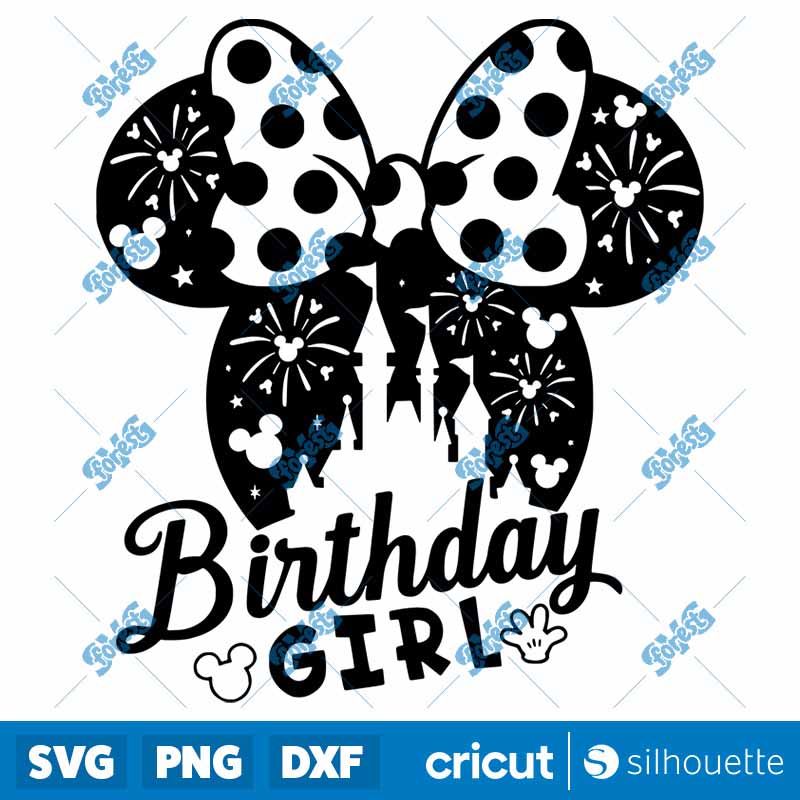 Minnie Brithday Girls Disney
  SVG