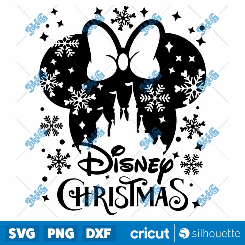 Minnie Disney Christmas SVG