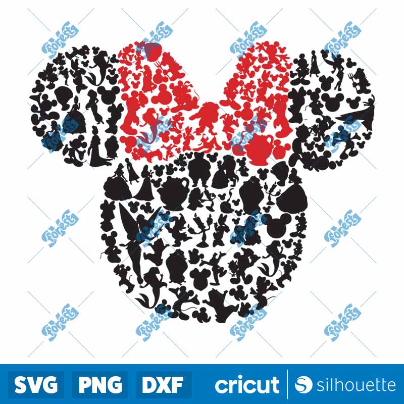 Minnie Head SVG