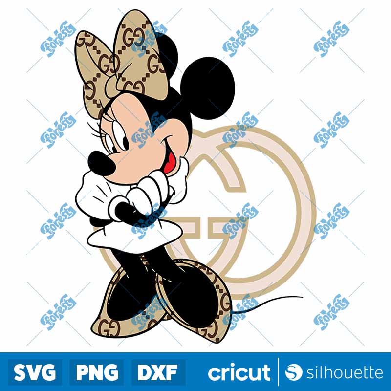 Minnie Mouse Gucci SVG