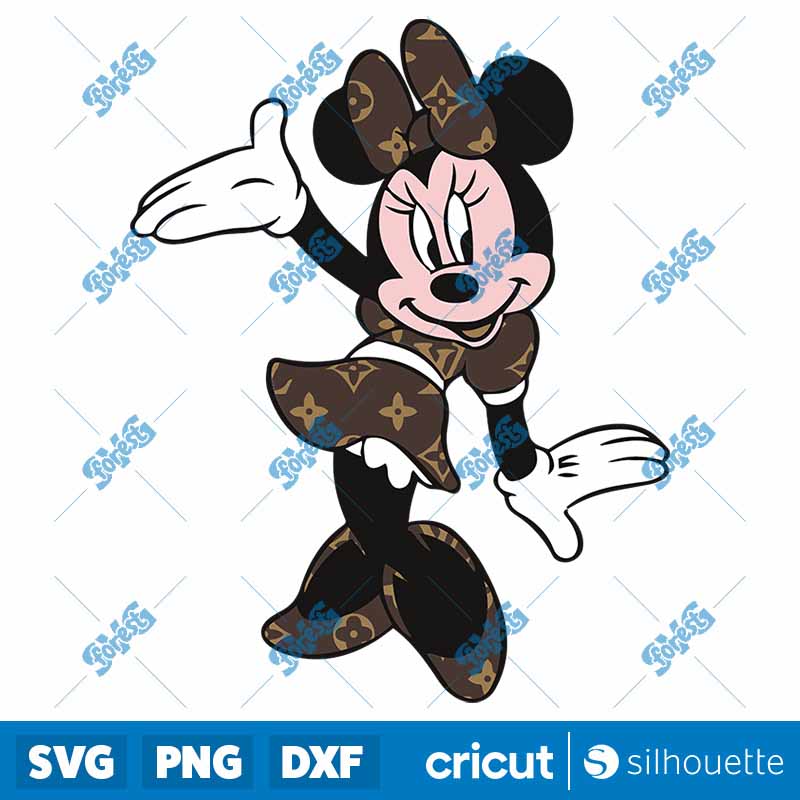 Minnie Mouse Louis Vuitton SVG