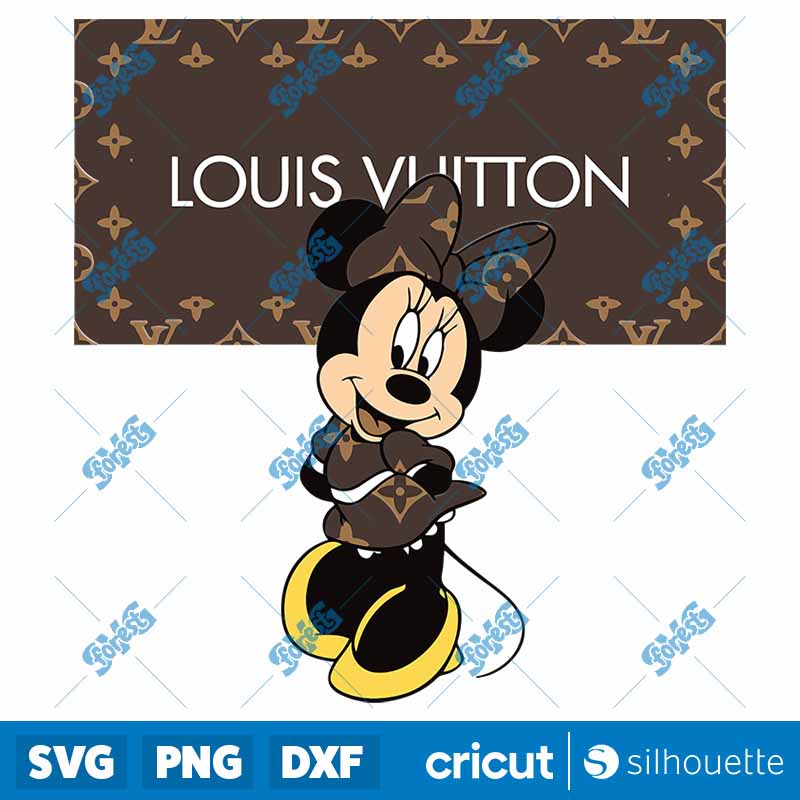 Minnie Mouse Louis Vuitton SVG