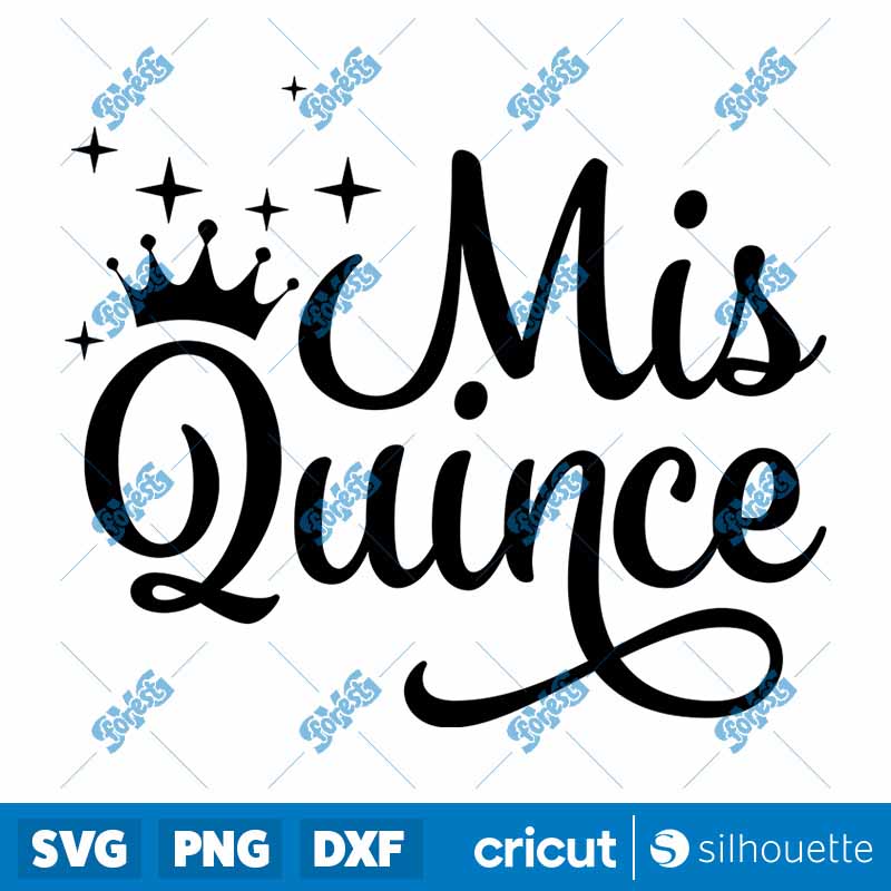 Mis Quince Birthday SVG