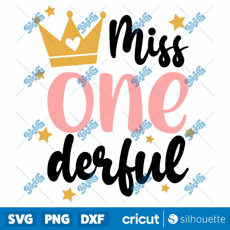 Miss One derful SVG